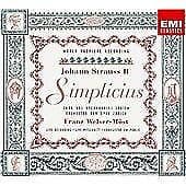 Strauss, Johann II : J Strauss: Simplicius CD Pre-Owned