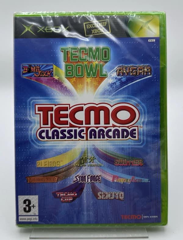 Xbox Tecmo Classic Arcade Pal Brand New