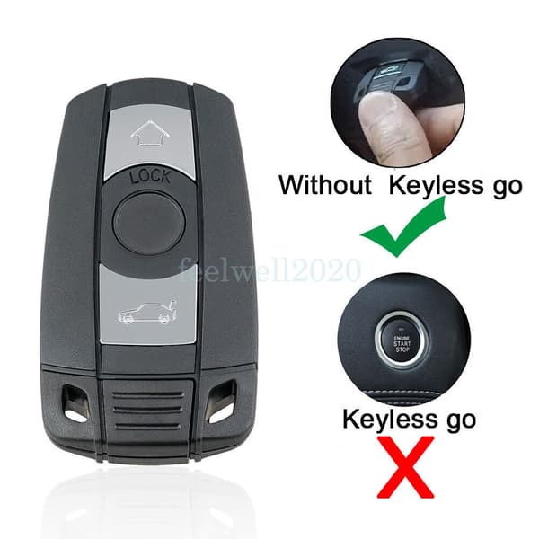 868MHz Remote Car Key Fob For 2007 2008 2009 2010 BMW 5 6 Series E60 E61 E63 E64