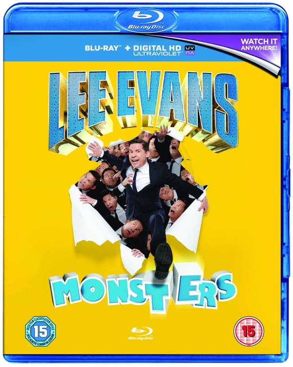 Lee Evans Monsters Live (Bluray) Lee Evans Brand New