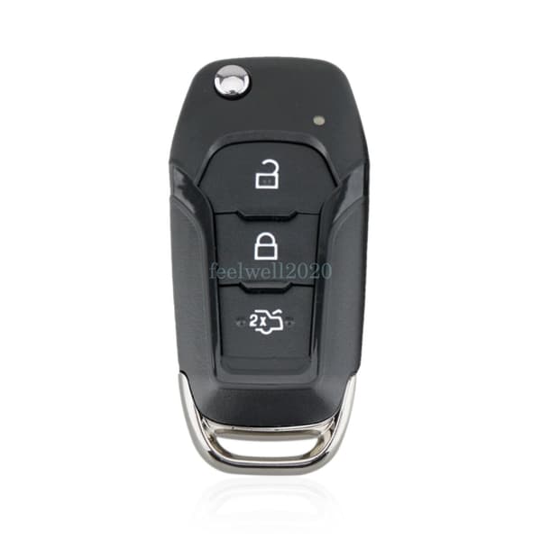 3 Button 433MHz Remote Key ID47 ID49 Chip For Ford Transit Custom MK8 Connect