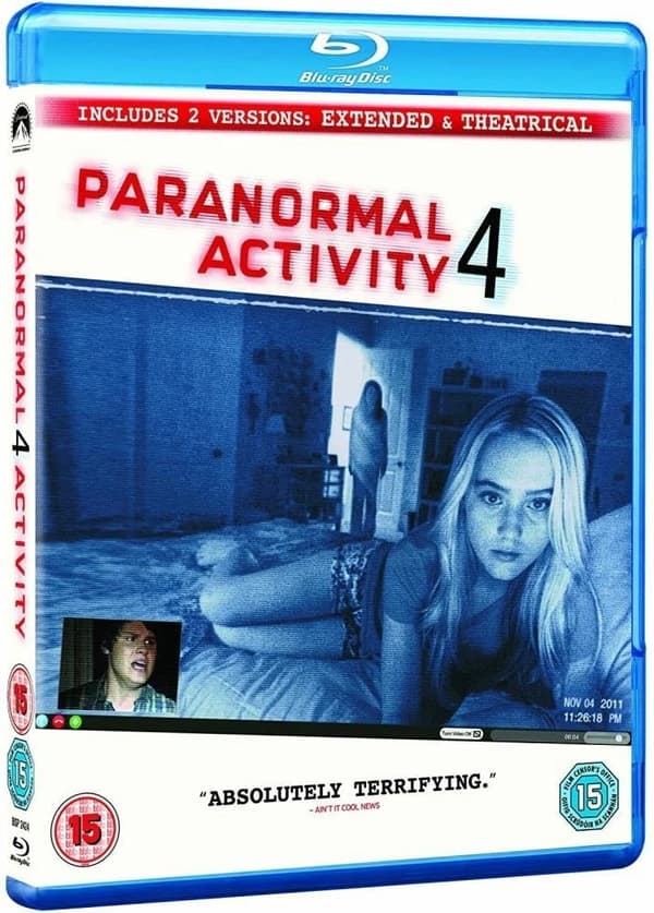 Paranormal Activity 4 Bluray (2013) n/a  Brand New