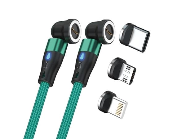 RealPower MagneticCharge2, 1 m, Grønn