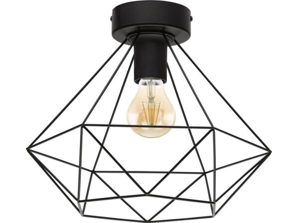 EGLO TARBES LOFT E27 matt sort