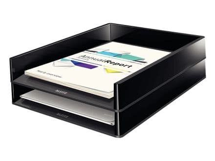Leitz Duo Colour - Brevbakke - for A4 - svart