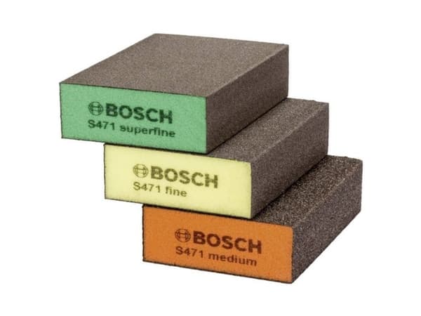 Bosch-sett med slipesvamper flat og kant