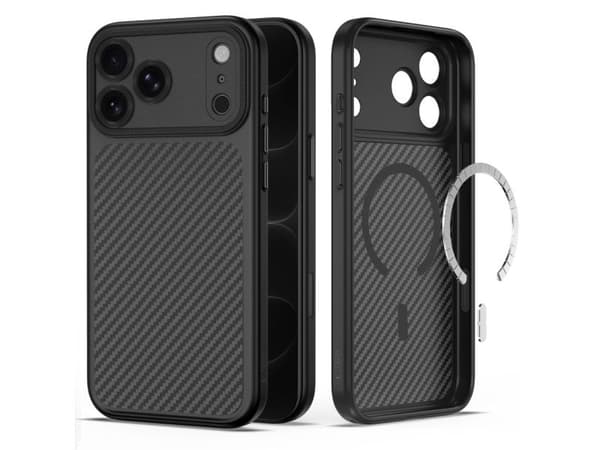 Tech-Protect MagCam MagSafe Carbon Case for iPhone 18 Pro Max / 17 Pro Max - Black
