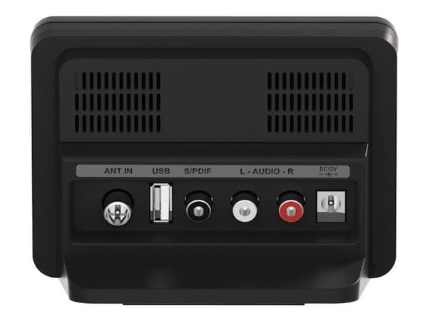 TechniSat CABLESTAR 100, Kello, Digitaalinen, AAC, OLED, USB A-tyyppi, Musta