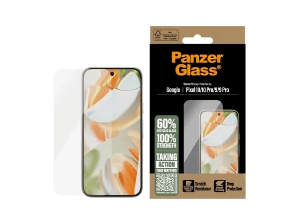 PanzerGlass - Screen Protector Google Pixel 10 - 10 Pro - 9 - 9 Pro - Classic Fit