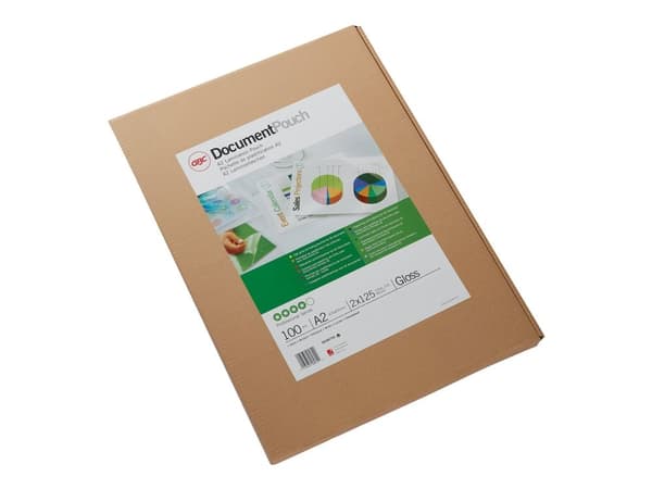 Lamineringsficka GBC A2 125 micron - (100 st)