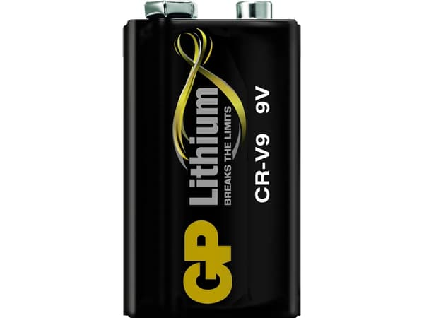 GP 9V lithiumbatteri CRV9SD-2U1, 1-pak