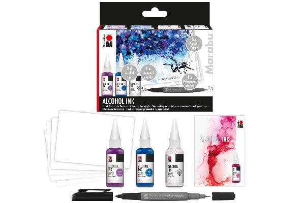 SmartMax Marabu Alcohol Ink-set UNDERWATER (3x20 ml)