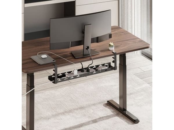 LogiLink KAB0094, Kabelskilleskuff, Bord, Stål, Sort