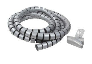 LogiLink Cable Spiral Wrapping Band - Kabelrör - 2.5 m - grå