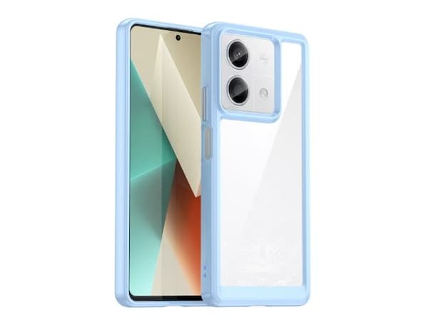 Outer Space-deksel med gel-ramme for Xiaomi Redmi Note 13 5G - blått