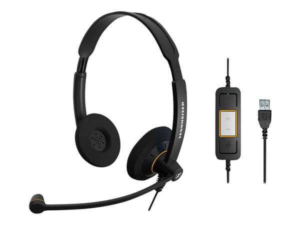 Headset Sennheiser SC 60 USB med ledning, stereo