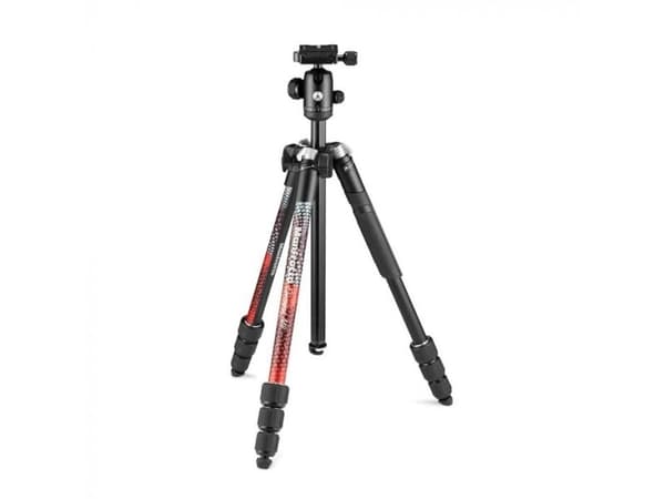 Manfrotto Element MII, 3 ben, Sort, Rød, 160 cm, 1,55 kg