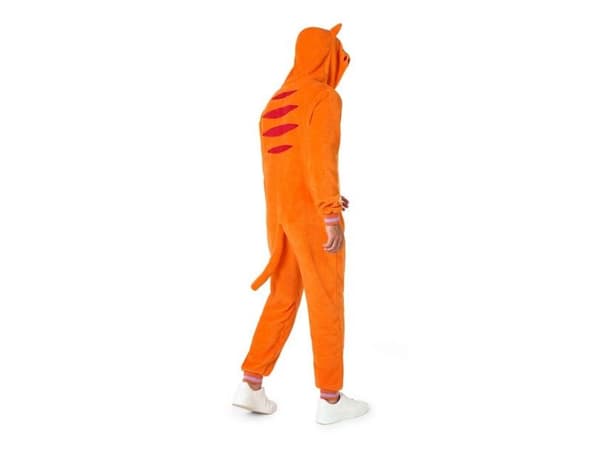 Orange kattdräkt