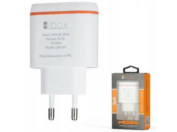 Libox LB0144, Innendørs, DC, Oransje, Hvit
