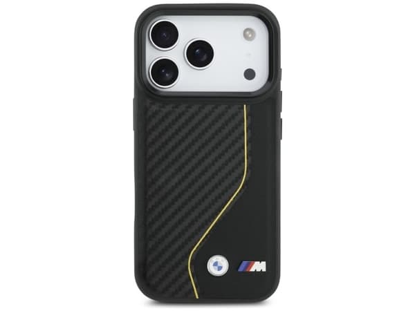 BMW M Carbon Line & Logo MagSafe-etui til iPhone 17 Pro - gul