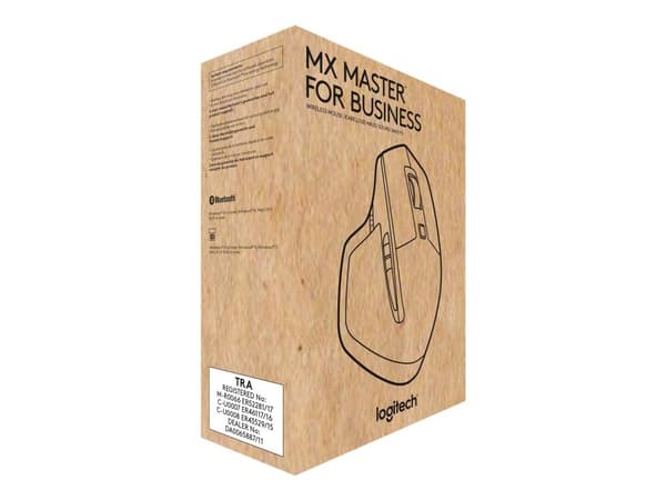 Logitech MX Master Wireless Mouse, Oikeakätinen, Laser, RF Wireless + Bluetooth, 1000 DPI, Musta, Pronssi