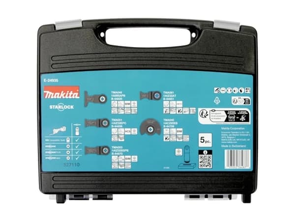 Makita E-24935 multitool STARLOCK sett 5 deler (E-24935)