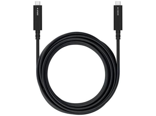 Sharp - USB-kabel - USB-C (hankontakt) till USB-C (hankontakt) - 5 m