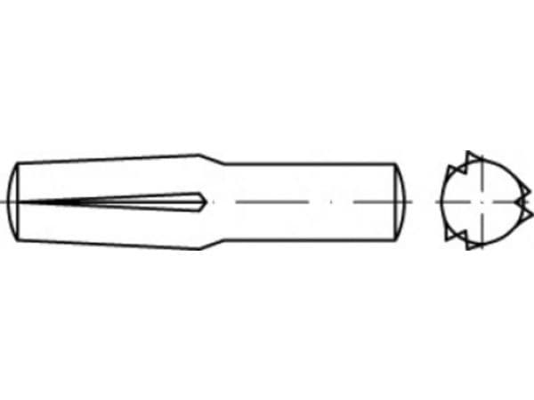 TOOLCRAFT TO-5437782 spikstift 1,5 mm stål 250 st