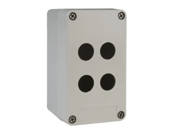 Painikelaatikko XAPA 4xØ22 85x146mm harmaa