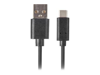 Lanberg - USB-kabel - USB (hane) till USB-C (hane) - USB 2.0 - 3 m - svart