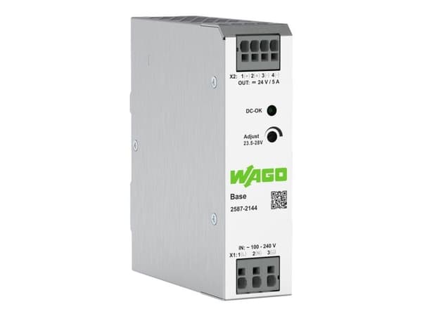 Wago 2587-2144, grå, -30 – 70 °C, -40 – 85 °C, 35 mm, 125 mm, 470 g