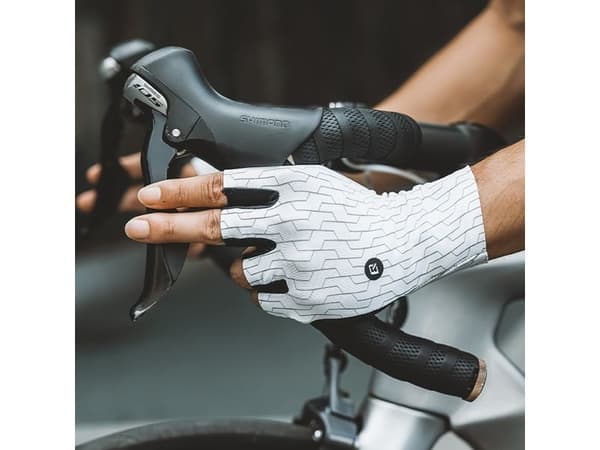 Rockbros roadcykelhandskar storlek M - svart/vit