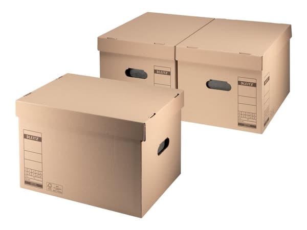 Leitz - Förvaringsbox - för A4 (210 x 297 mm) - naturbrun