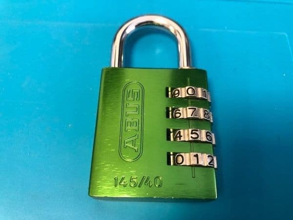 Abus Padlock Hang Code 145/40 49531 Green