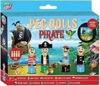 Trämålarfigurer pirater