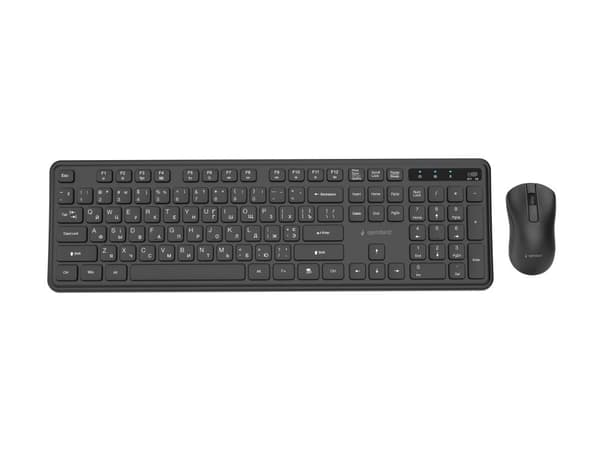 Slim Pro Business wireless desktop set, black, Cyrillic layout