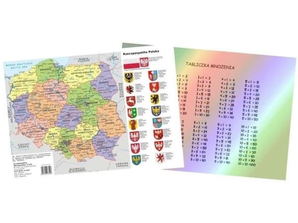 A3 skrivebordsmatte dobbelsidig