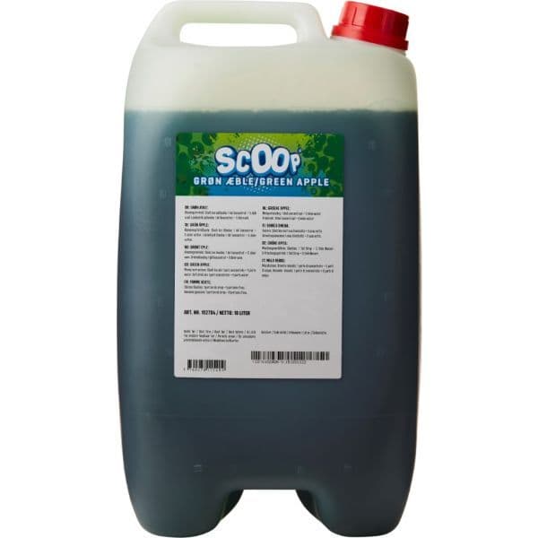 Scoop Grøn Æble læskedrik 10 ltr.