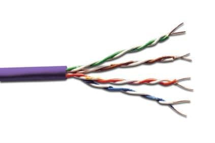 DIGITUS Professional - Bulkkabel - 305 m - UTP - CAT 6 - halogenfri, solid - lilla