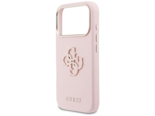 Guess FW Resin Logo Case til iPhone 17 Pro - Pink