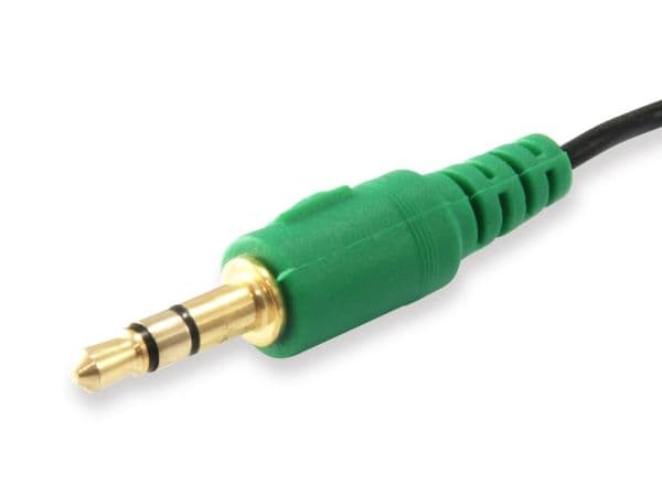 Equip 147942, Sort, 3.5 mm, 2 x 3.5mm, Hunkjønn, Hankjønn, Polyvinylklorid (PVC)