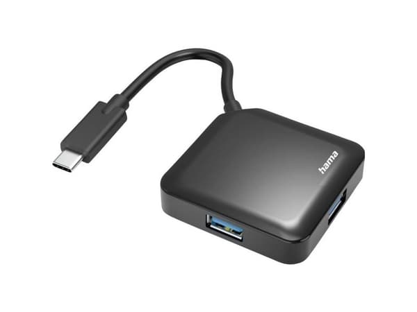 Hama - Hub - 4 x USB 3.2 Gen 1 - stasjonær