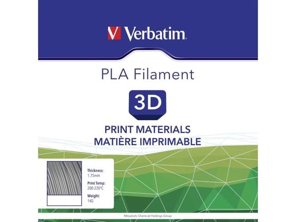 Verbatim - Sølv - 1 kg - PLA-filament (3D)