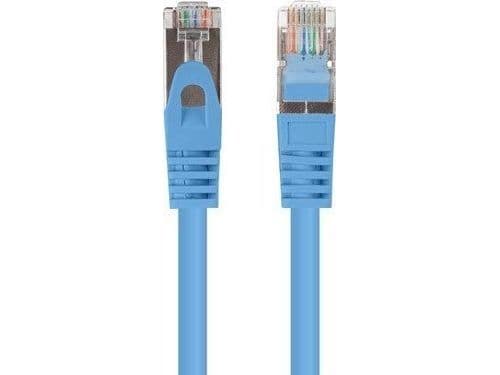PATCHCORD CAT.6 FTP 0.25M SININEN FLUKE LÄPÄISSYT LANBERG 10-PACK 10-PACK