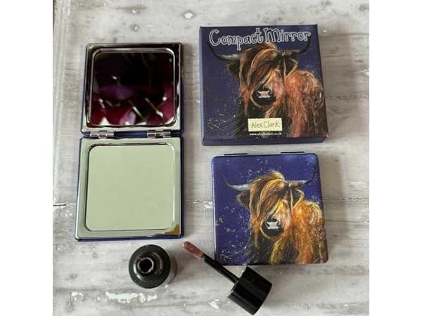 Spegel i box Mountain cow