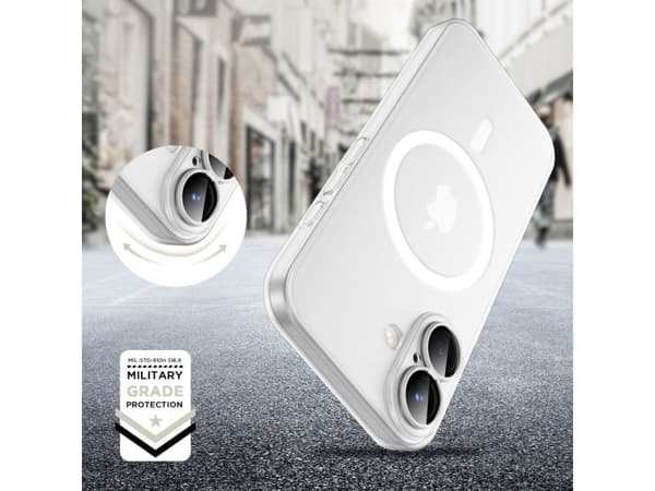 Tech-Protect MagSlim MagSafe iPhone 16-deksel - svart