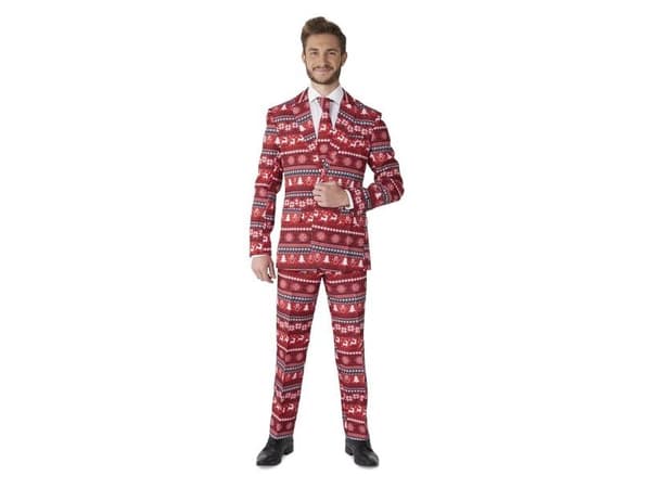 Suitmeister Nordic Pixel Red