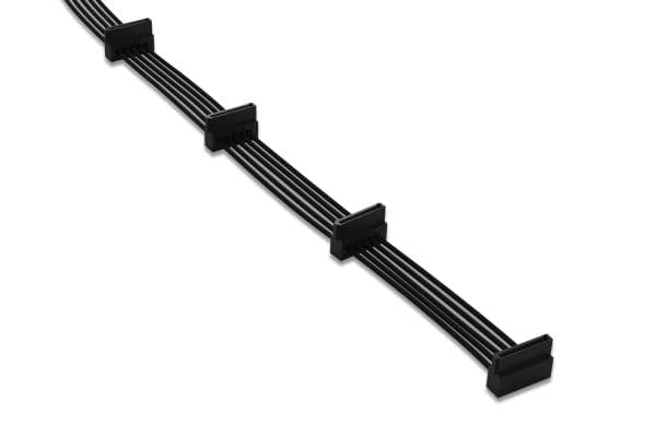 be quiet! S-ATA POWER CABLE CS-6940 - Strømkabel - SATA-strøm til strøm - 90 cm - svart