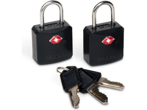 Pacsafe 10210100 hengelås 2,5 cm sort