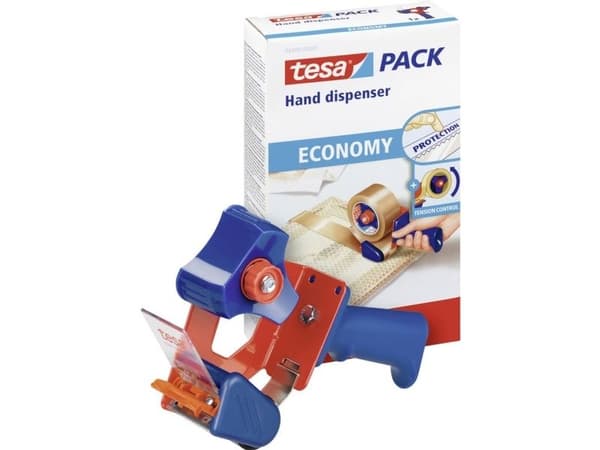 Tapedispenser tesa® 6300 - 50mm hånddispenser m/bremse - ekskl. tape